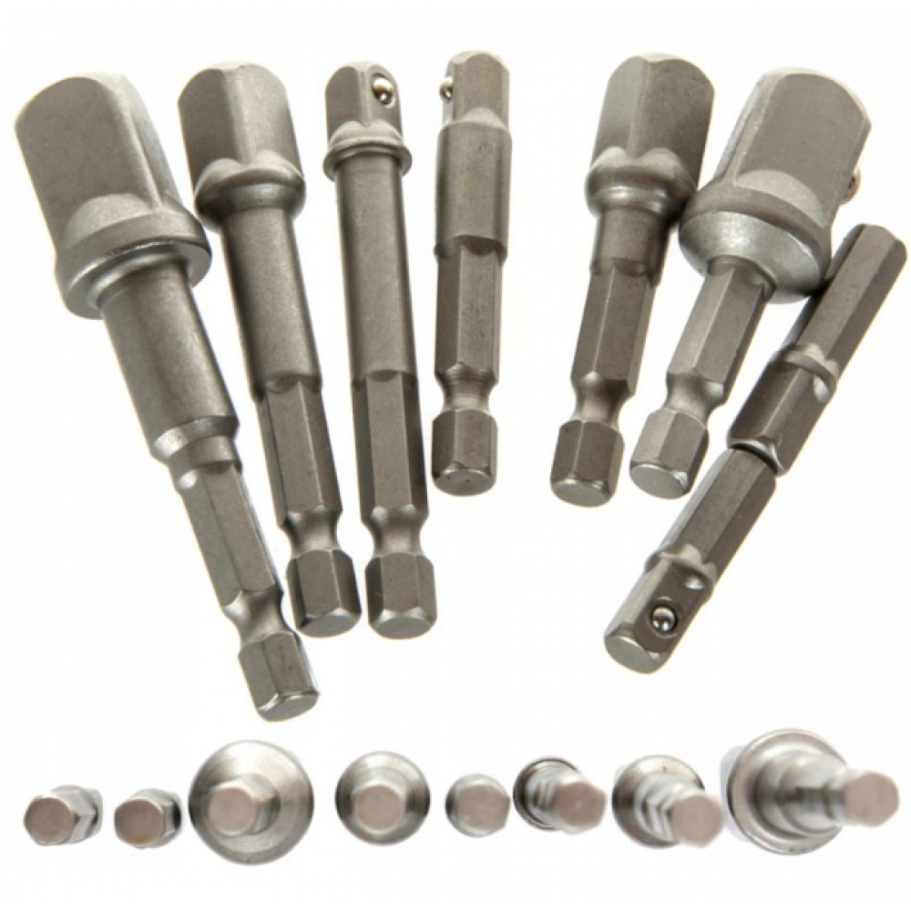 Адаптори за вложки, 8 бр., 1/4"-3/8" - KD1559