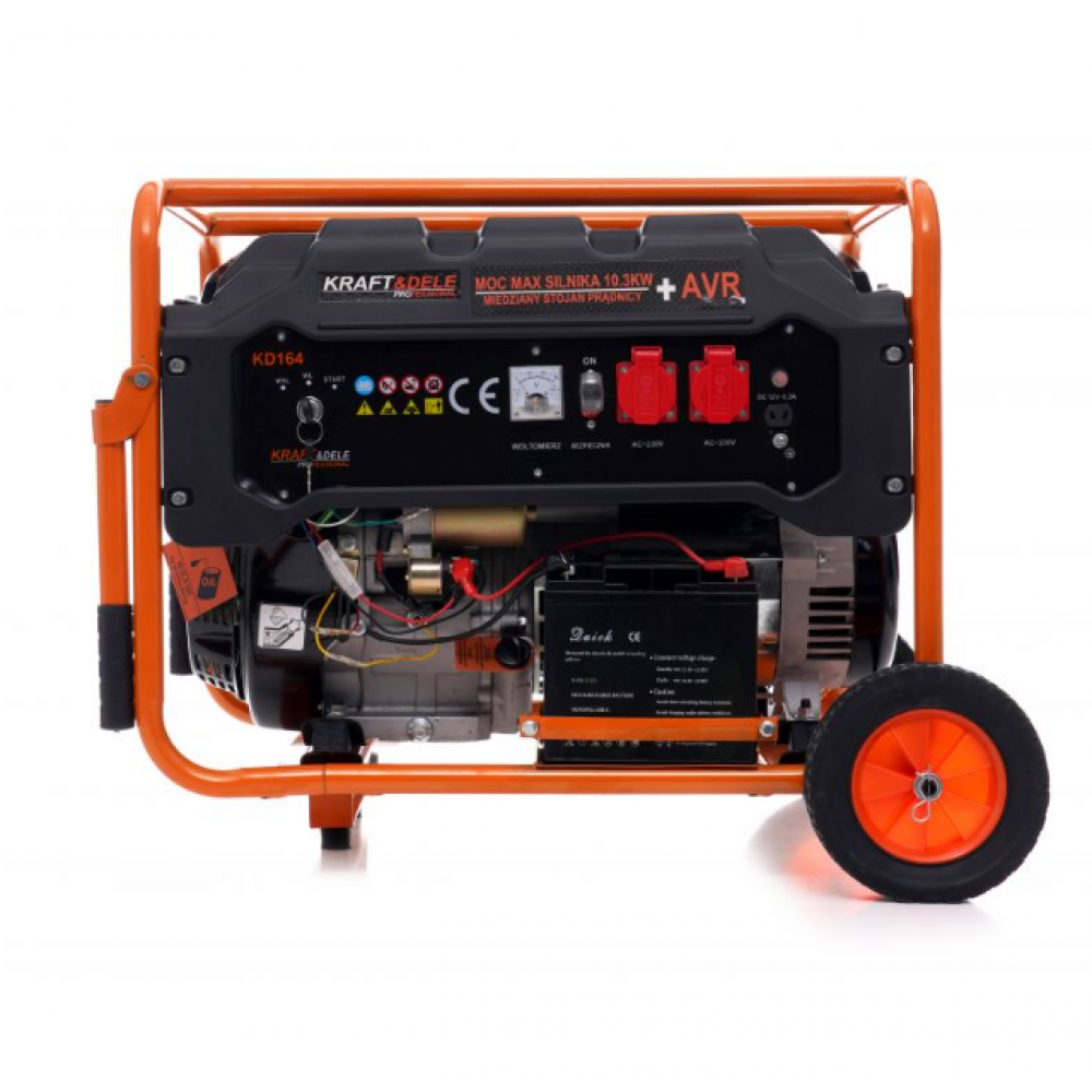 Бензинов монофазен генератор за ток, 5500W, 12/230V - KD164