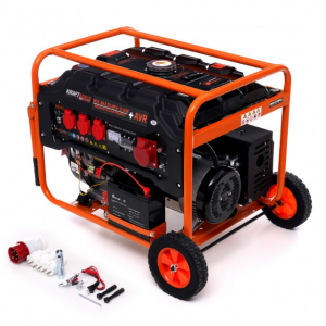 Бензинов трифазен генератор за ток, 5500W, 12/230V/380V - KD165 