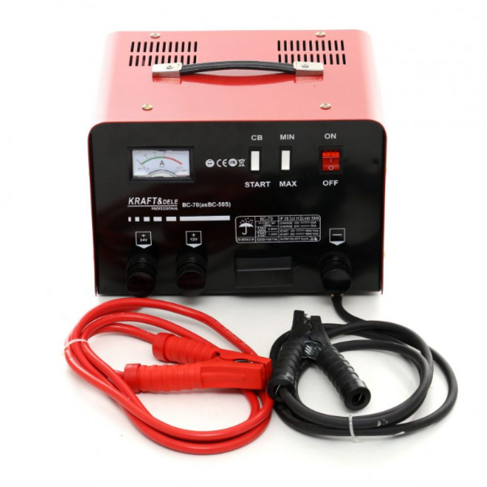 Стартерно зарядно за автомобили, 180 Ah, 12/24V - KD1914