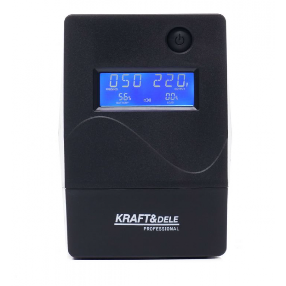 Непрекъсваемо токозахранващо устройство UPS, 1000VA, LCD, 600W - KD1928