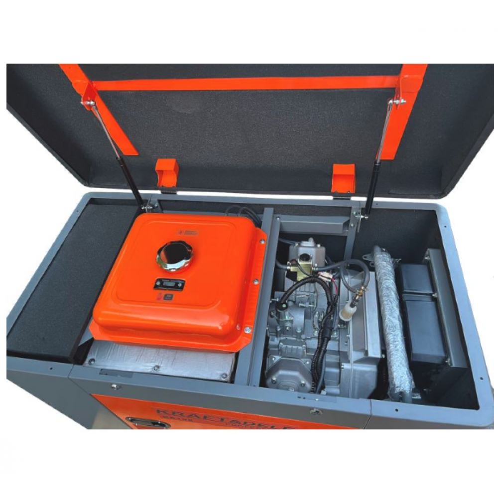 Дизелов монофазен генератор за ток, 12/13kW, 230V - KD197