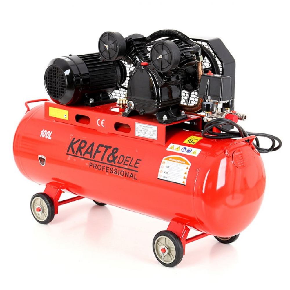 Маслен компресор 100L, 400V, 8 bar - KD404