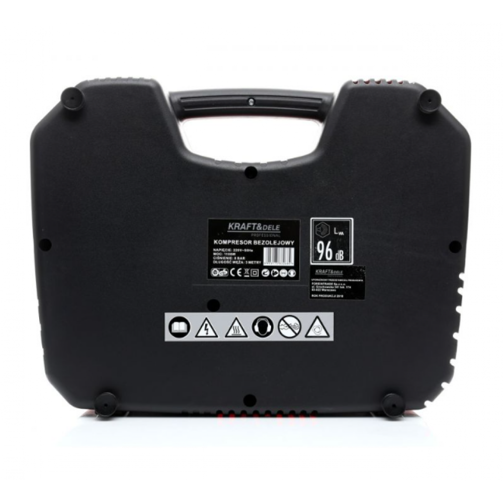 Безмаслен компресор 1100W, 8 бара, 180л/мин - KD429