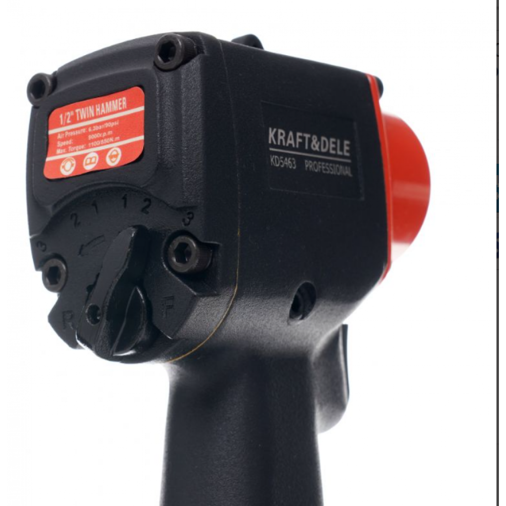 Къс пневматичен ударен гайковерт 1/2", 850 / 1100 Nm - KD5463