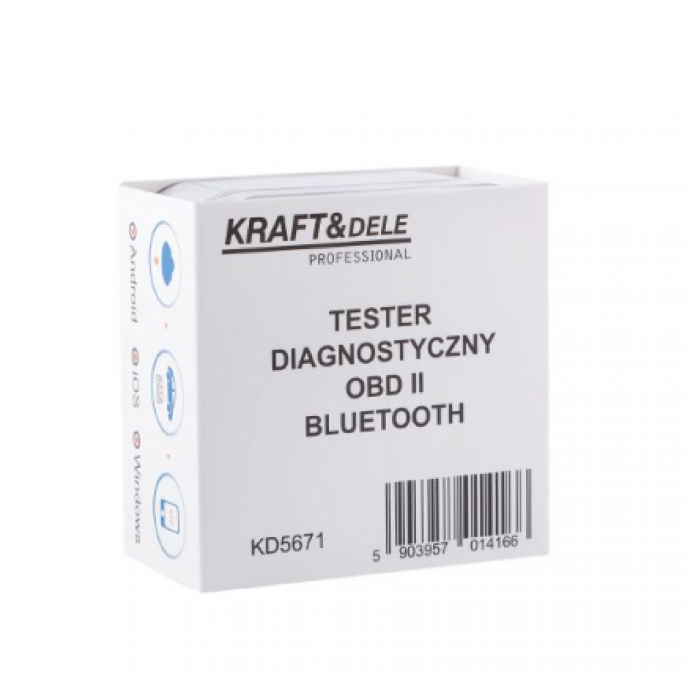 Диагностичен скенер с Bluetooth, OBD II - KD5671