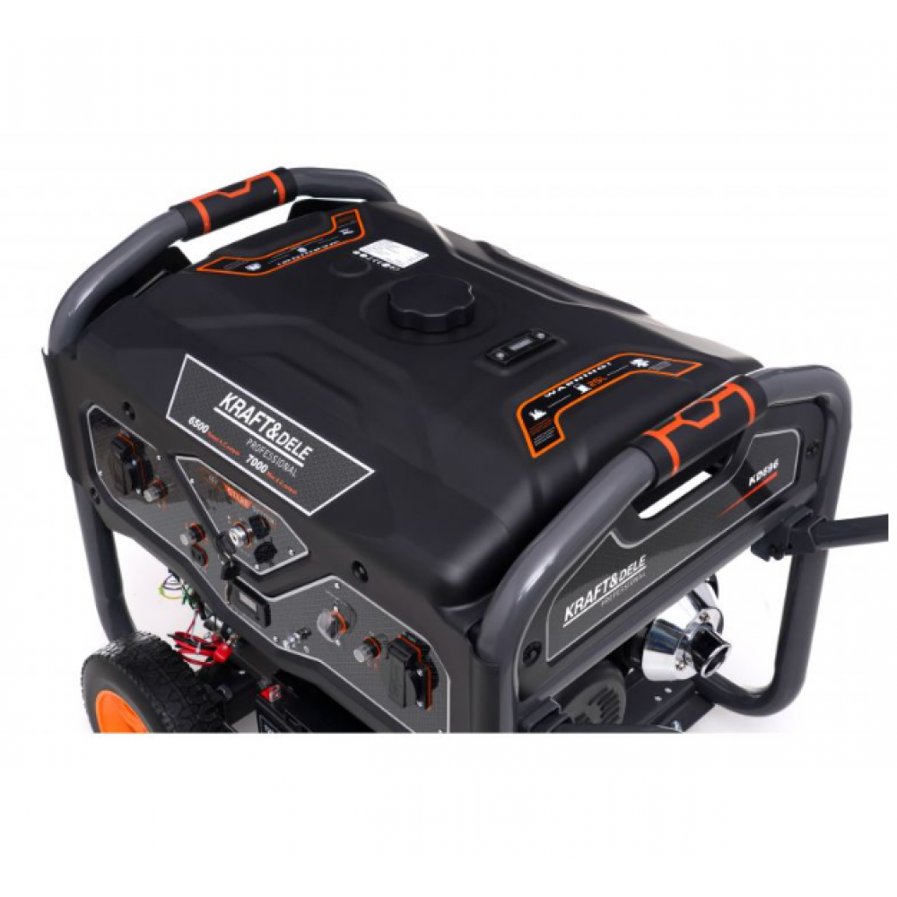Бензинов монофазен генератор за ток, 6,5 kW / 7 kW,  230V - KD696