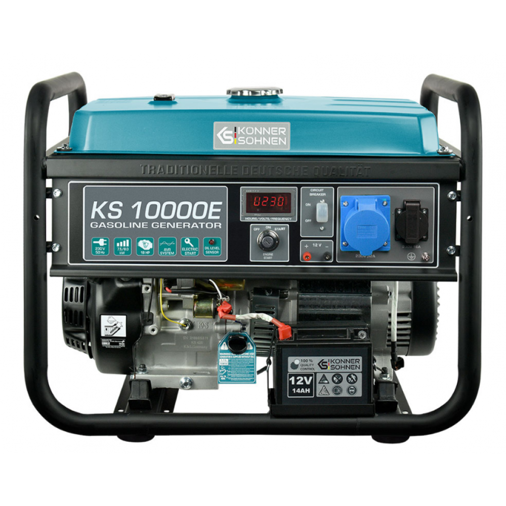 Бензинов генератор - Könner & Söhnen KS 10000E