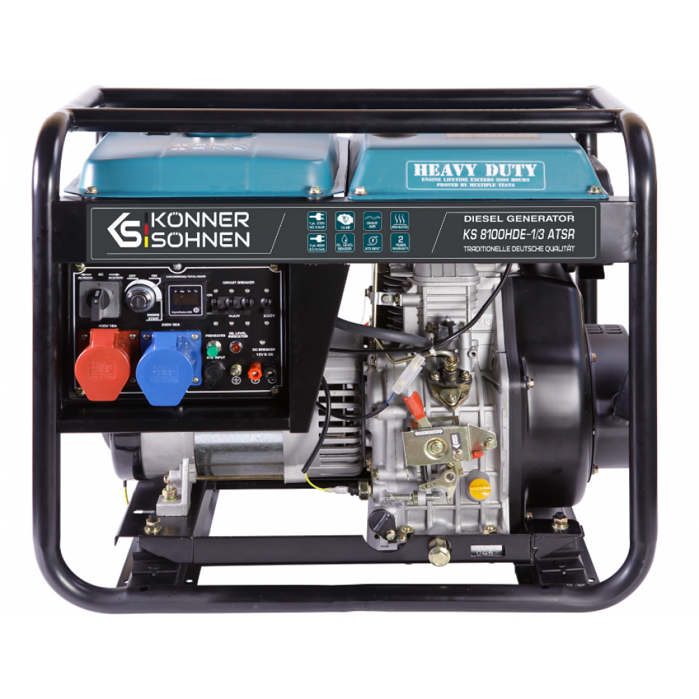 Дизелов генератор  - Könner & Söhnen KS 8100HDE-1/3 ATSR (EURO V)
