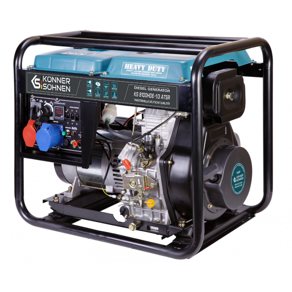 Дизелов генератор  - Könner & Söhnen KS 8100HDE-1/3 ATSR (EURO V)
