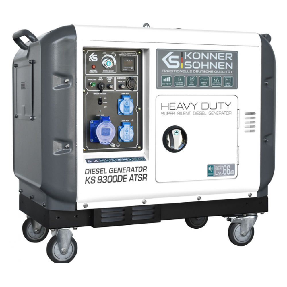 Дизелов генератор - Könner & Söhnen KS 9300DE ATSR (EURO V)