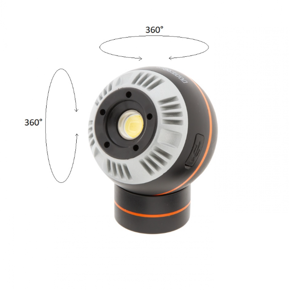 LED светеща топка, 5W, акумулаторна, магнитна - LB05BAL