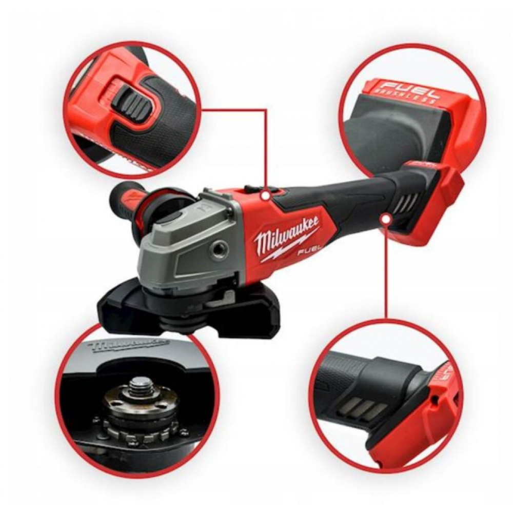 Акумулаторен ъглошлайф 125 мм, 18 V, M18 - M18FSAG125X-502X