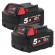 Комплект перфоратор и винтоверт Milwaukee M18FPP2M2-502B