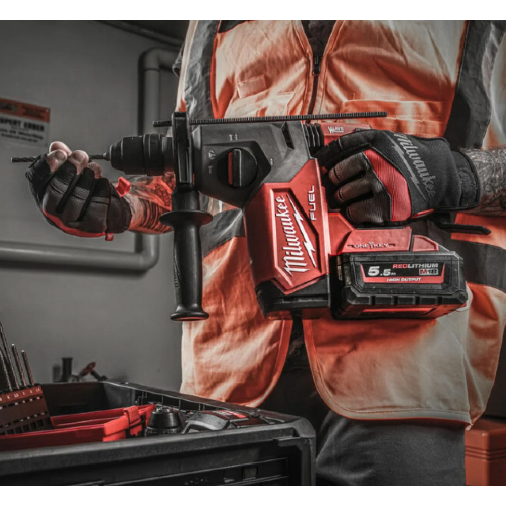 Акумулаторен перфоратор SDS-plus, 5.5Ah, 18V с батерии- M18ONEFHX-552X