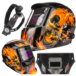 Маска / шлем за заваряване ( филтър + LCD ) PM-APS-600T1