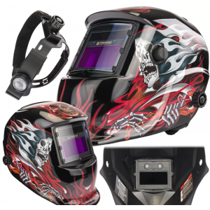 Маска / шлем за заваряване ( филтър + LCD ) - PM-APS-600T2