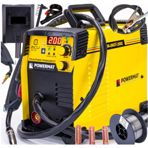 Инверторен заваръчен апарат / телоподаващо MIG MMA 200A 3в1 - PM-IMGT-200L