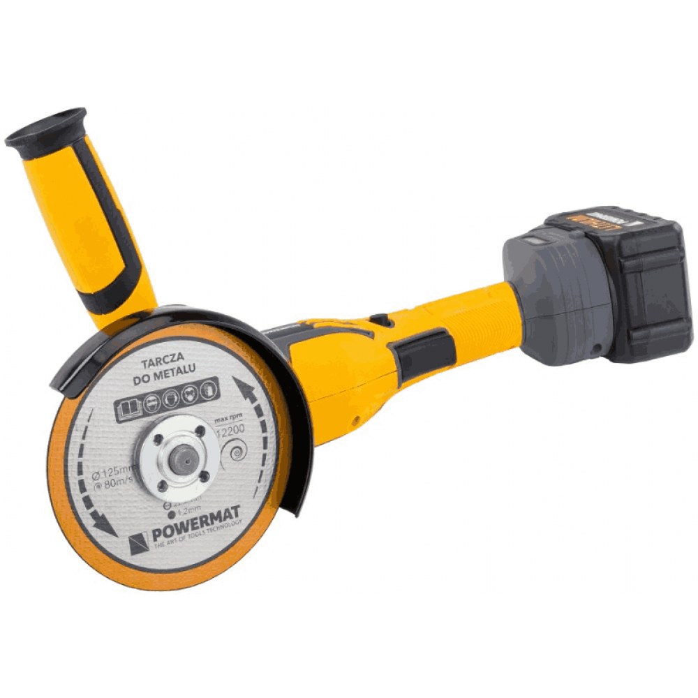 Акумулаторен ъглошлайф 21V / 1.5A, 4000 mAh - PM-SZK-4AHM
