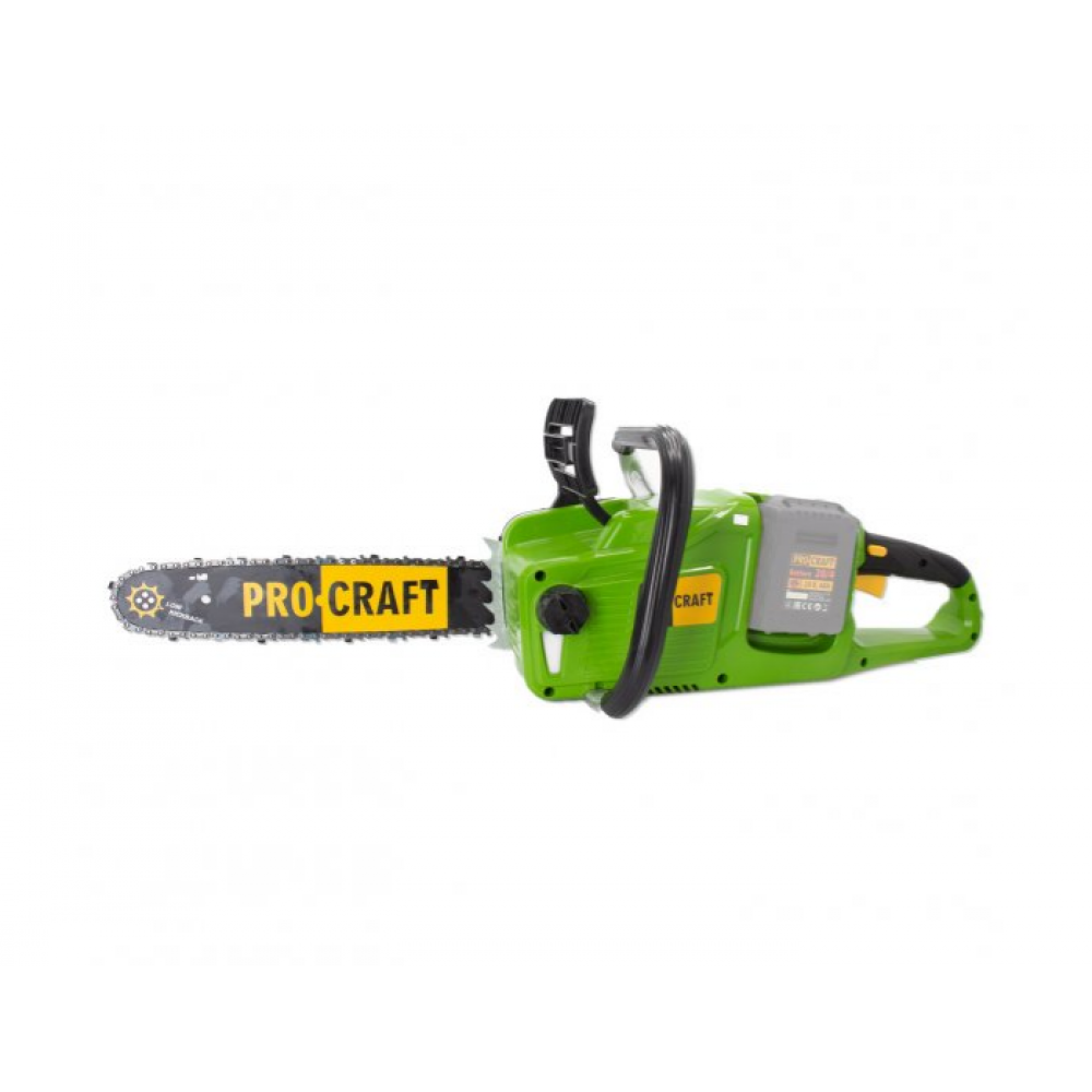 Procraft PCA40/2 Акумулаторен трион, Li-ion, 2x20 V, 4,0 Ah, 5000 оборота (body – без батерии и зарядно)