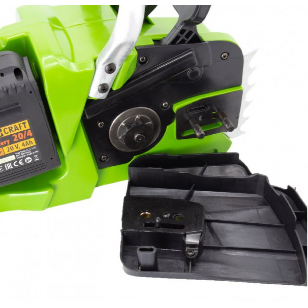 Procraft PCA40/2 Акумулаторен трион, Li-ion, 2x20 V, 4,0 Ah, 5000 оборота (body – без батерии и зарядно)