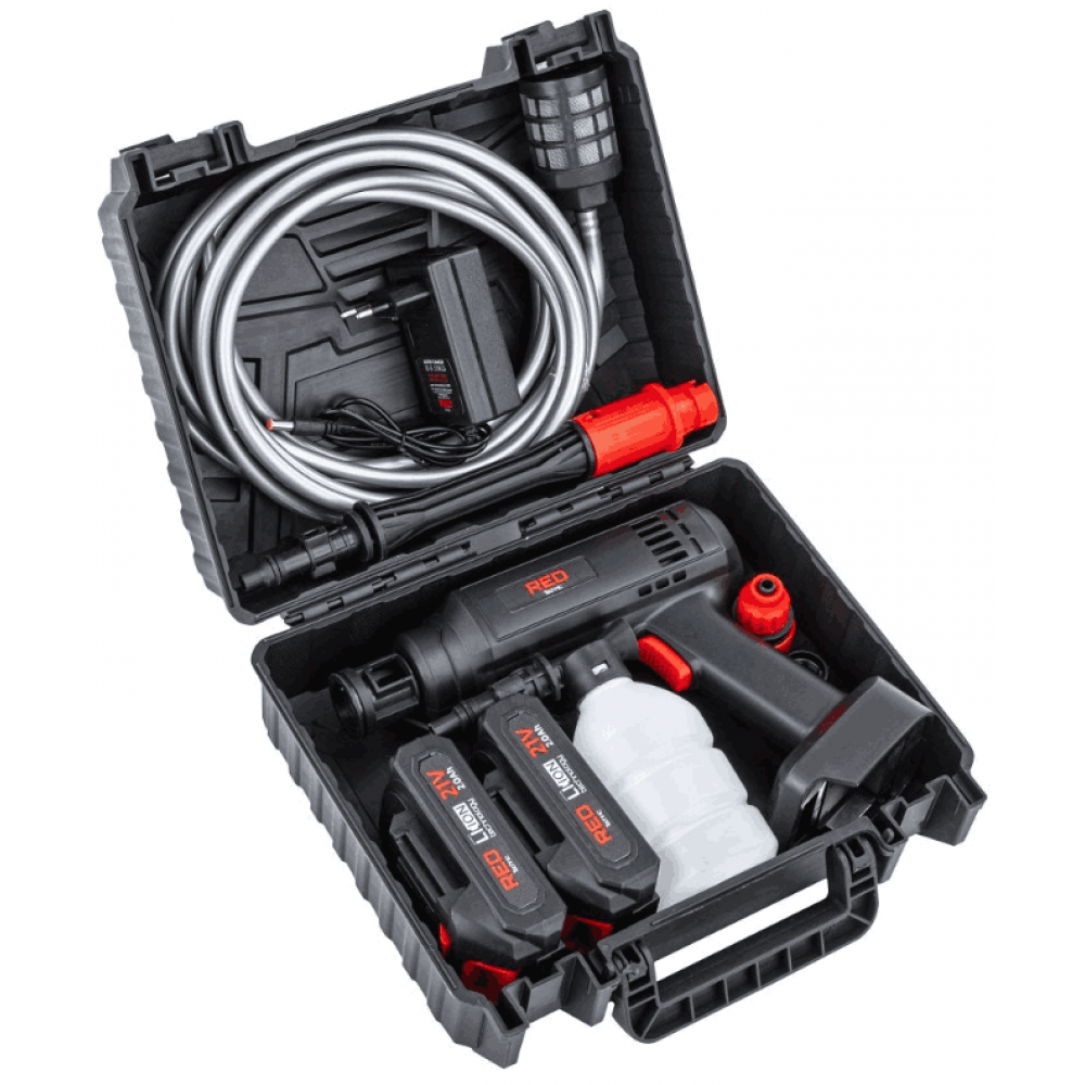 Акумулаторна водоструйка 2000 mAh, с две батерии и зарядно - RTMC0149