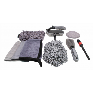 Комплект аксесоари за измиване на автомобили 9 части S-CL9SET