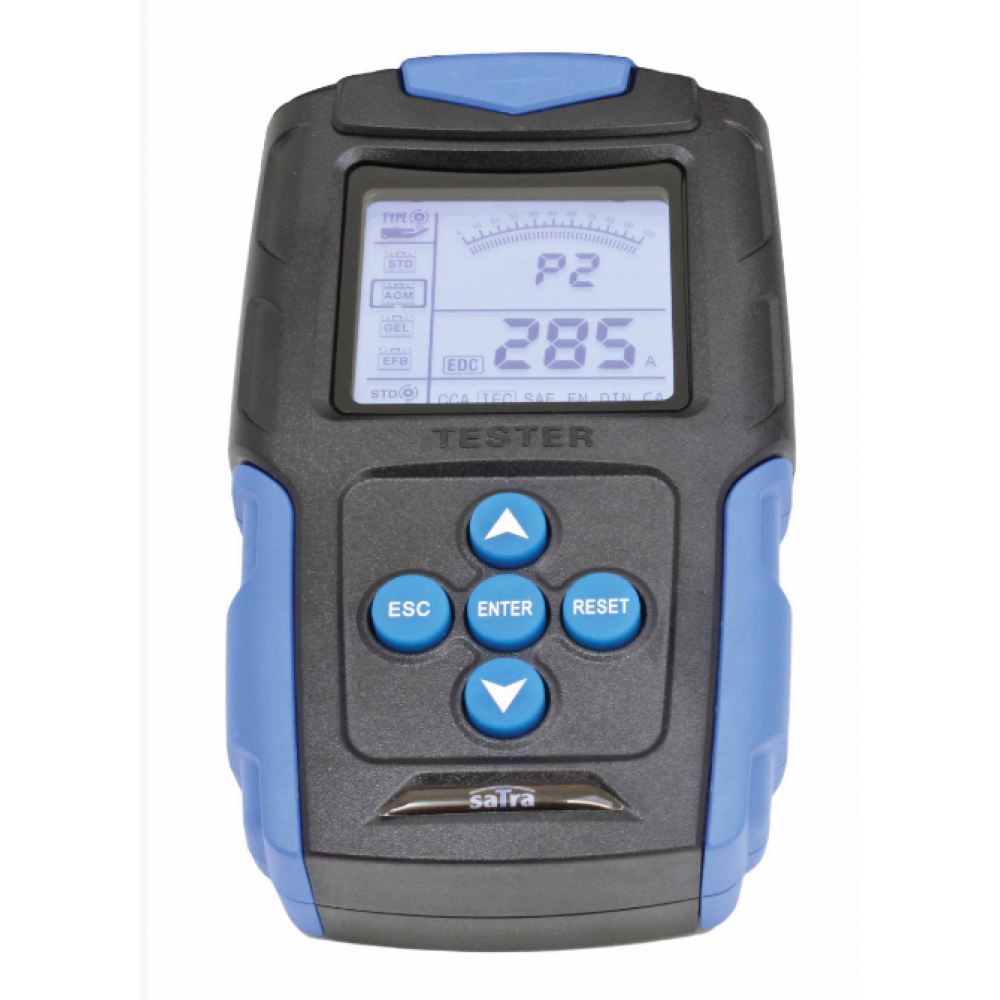 Тестер за автомобилни акумулатори LCD 12/24V - ASTA / SATRA S-LBA1224