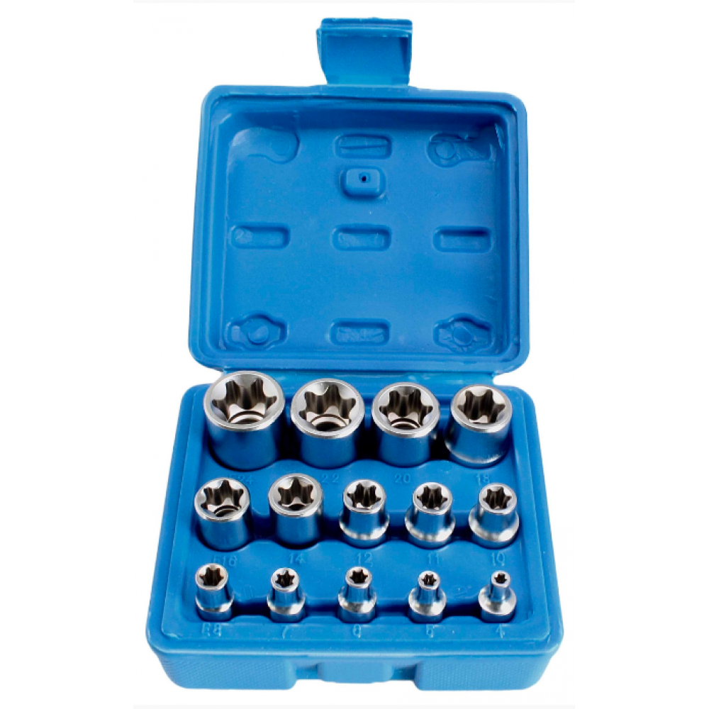 Комплект E-TORX вложки 14 броя - ASTA / SATRA S-P14ES