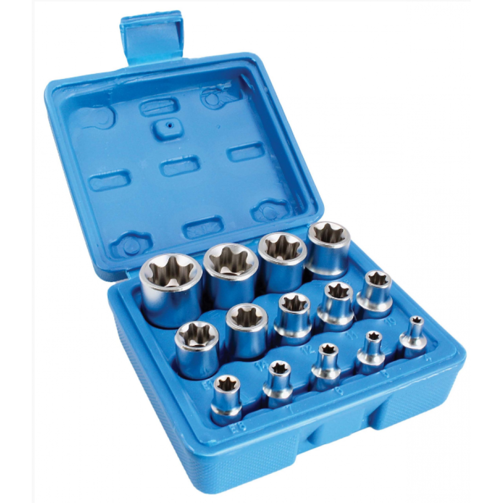 Комплект E-TORX вложки 14 броя - ASTA / SATRA S-P14ES
