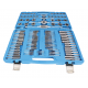 Комплект метчици и плашки, 110 бр., M2-M18 - S-TP110AS