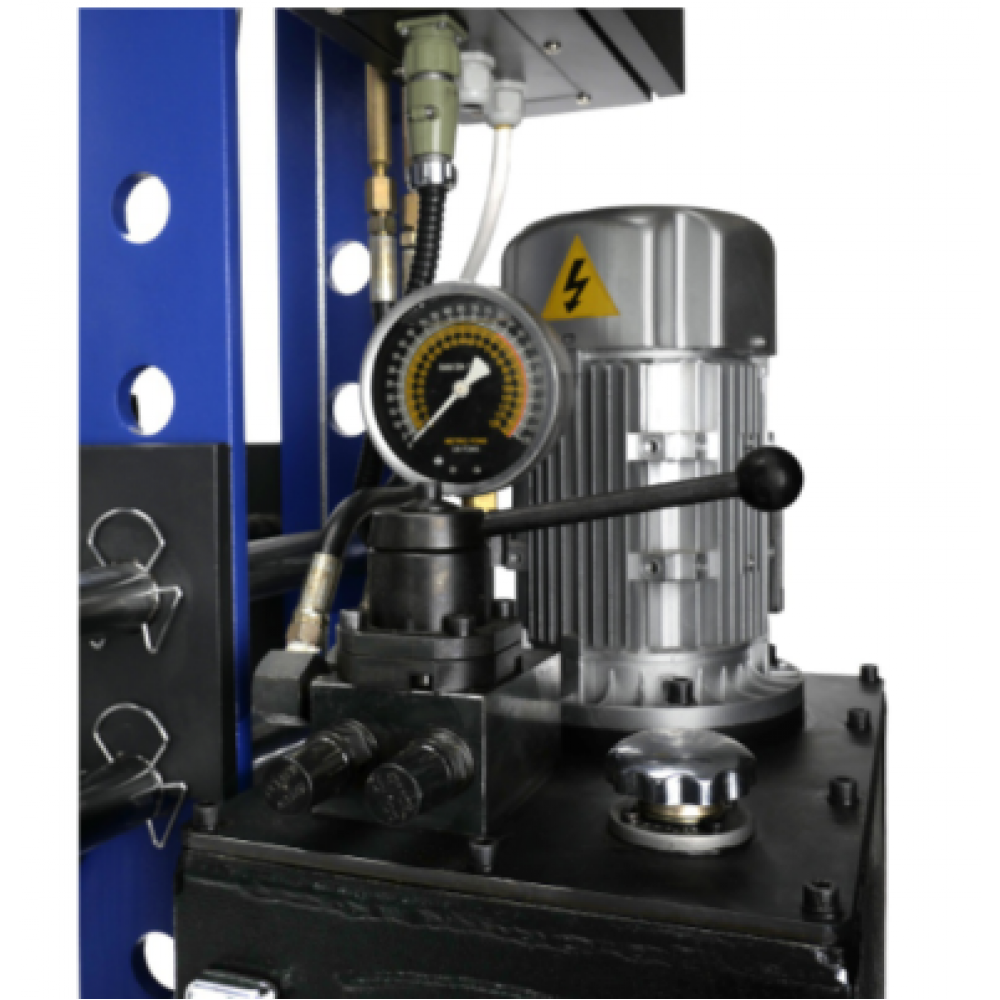 Електрическа / хидравлична преса с ръчна лебедка 75 тона SP75HEL