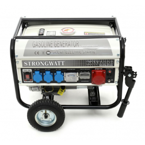 Бензинов трифазен генератор за ток, 2500W, 12V / 230V / 380V - SW131