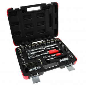 Комплект професионално гедоре 72 части 1/4"-1/2" - T00100