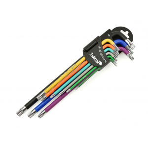 Ключове Torx тип шестограм дълги T10-T50, 9 броя - T00123