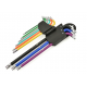 Ключове Torx тип шестограм дълги T10-T50, 9 броя - T00123
