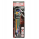 Ключове Torx тип шестограм дълги T10-T50, 9 броя - T00123