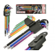 Ключове Torx тип шестограм дълги T10-T50, 9 броя - T00123