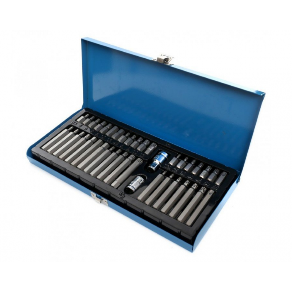 Накрайници, torx, шлицови, шестограмни ключове комплект 40 бр. - Tagred TA1205