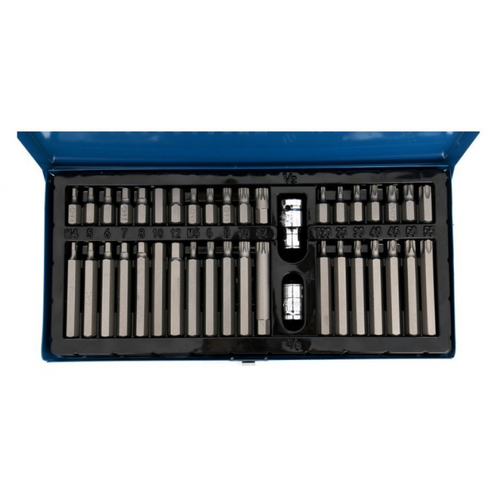 Накрайници, torx, шлицови, шестограмни ключове комплект 40 бр. - Tagred TA1205