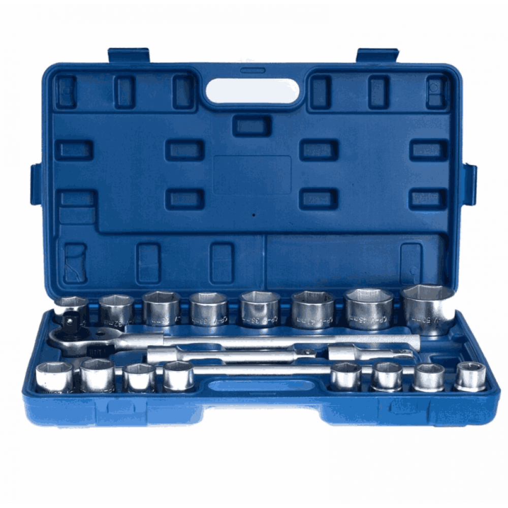 Комплект гедоре за камиони 21 части 6-ъгълни 3/4", CRV TA205