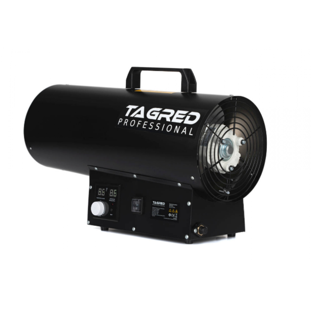 Нагревател, газов вентилатор, 50kW, термостат, LCD, маркуч, редуктор - Tagred TA963