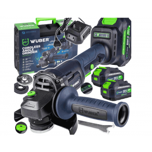 Акумулаторен ъглошлайф 20V 125 мм 2x4Ah, контрол на оборотите - W04501