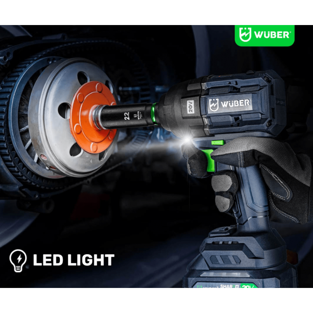 Акумулаторен ударен гайковерт 1000Nm, 20 V, 2x4.0Ah - W04603