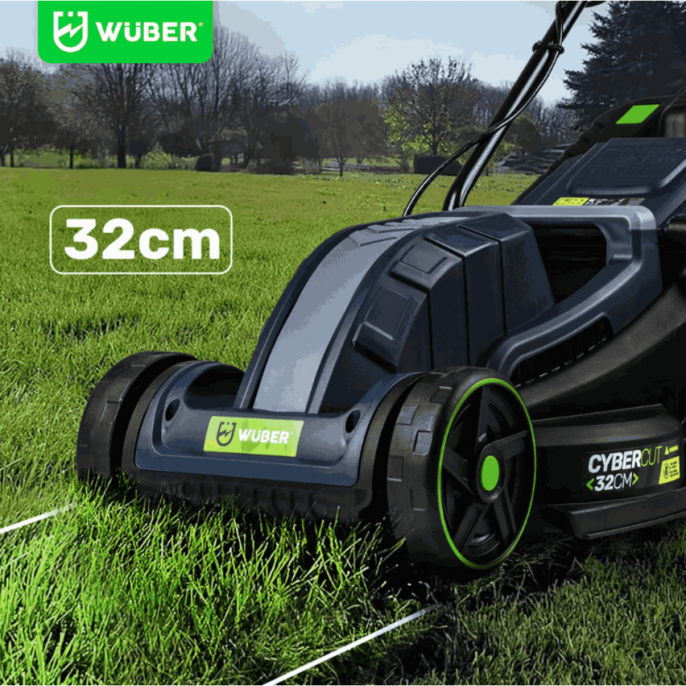 Електрическа косачка за трева 1200 W, 32 см, кошница 30 литра - W08102