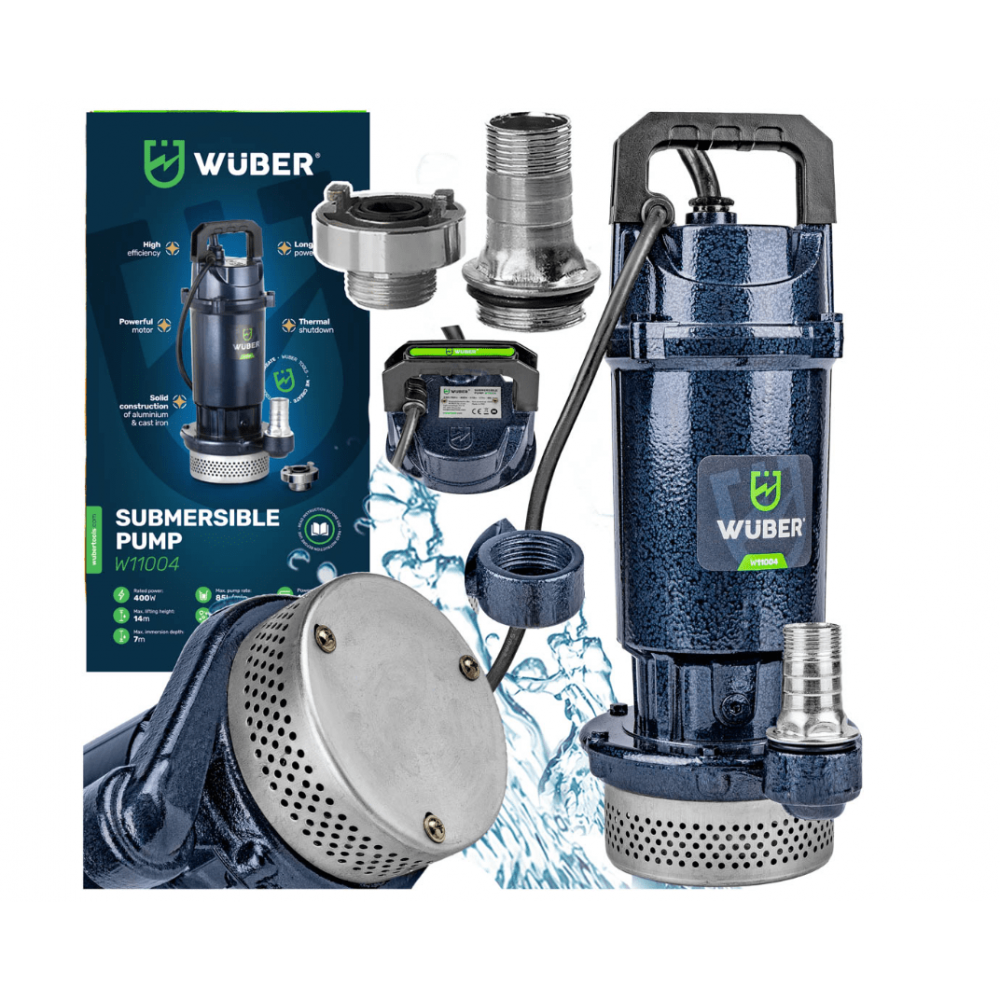 Потопяема помпа за мръсна вода с цедка 2000 W, 2850 об/мин. - W11004