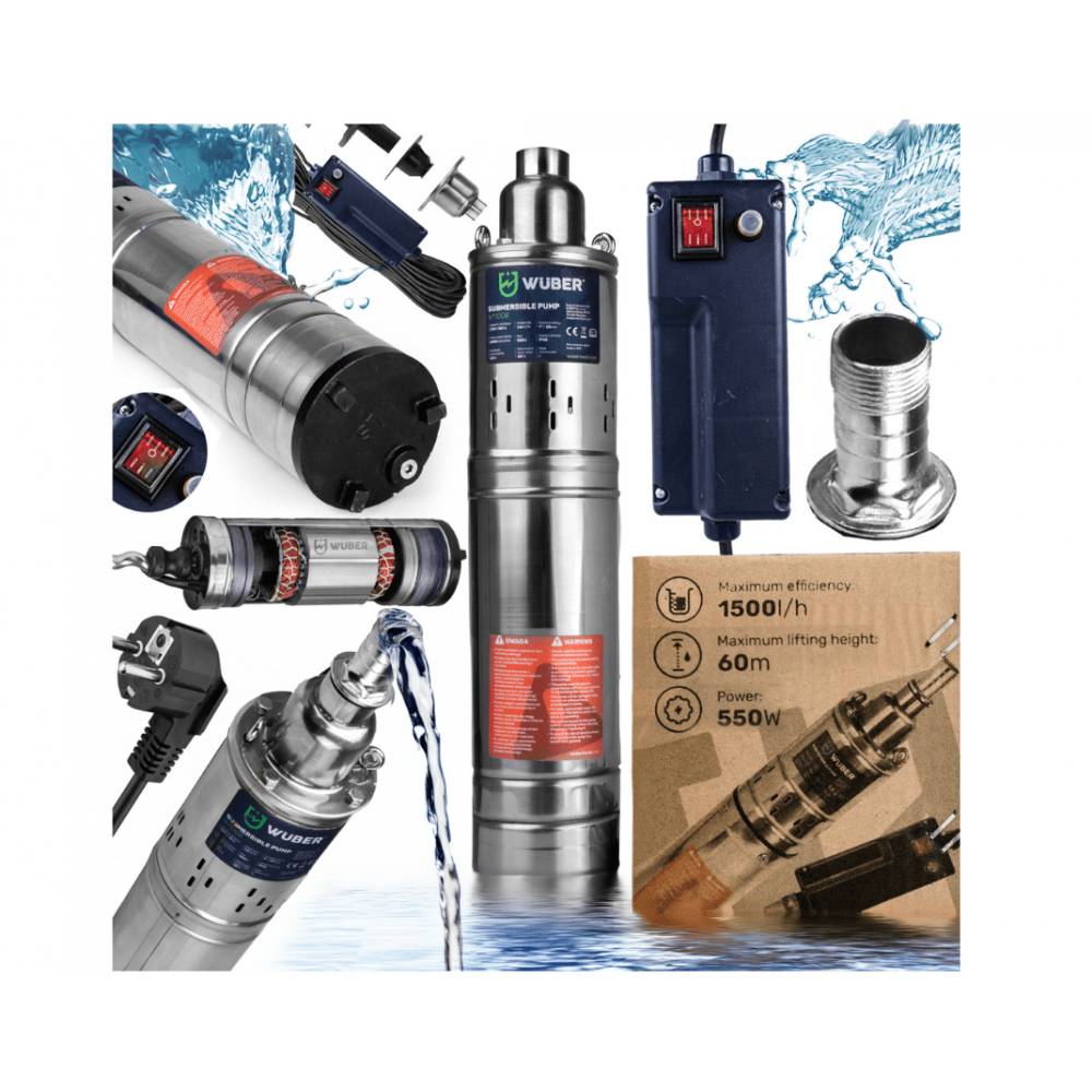 Помпа за чиста вода 550 W, 1500 л/ч. - W11008