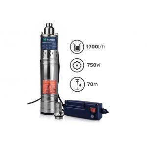 Помпа за чиста вода 1100 W, 10 метра, 1700 л/ч. - W11010