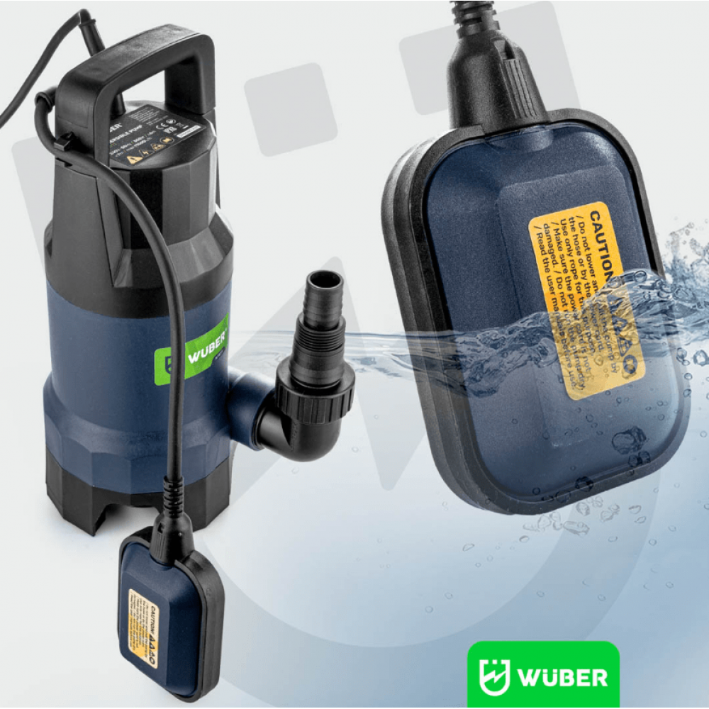 Потопяема помпа за чиста и мръсна вода с поплавък, 550 W - W11011