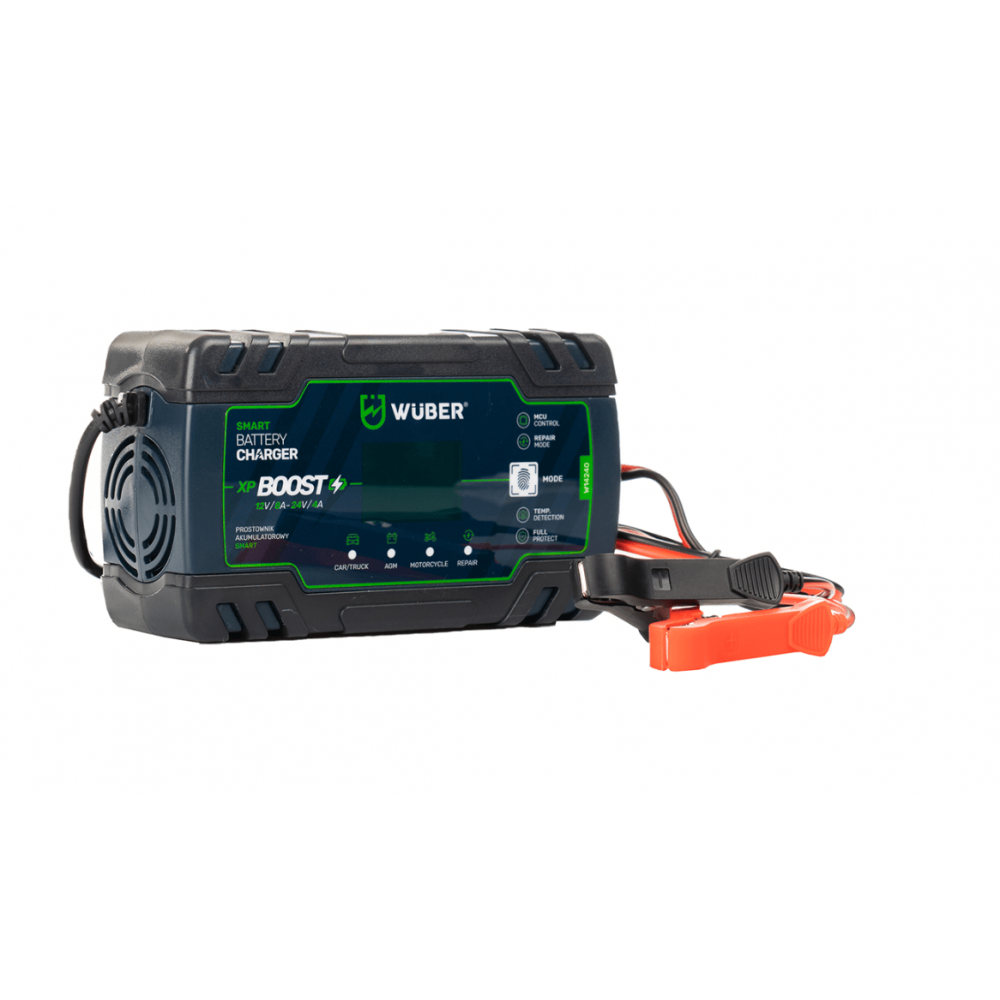 Микропроцесорен токоизправител 12 V / 24 V, с LCD дисплей - W14240